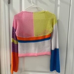 Color Block Knit Top
